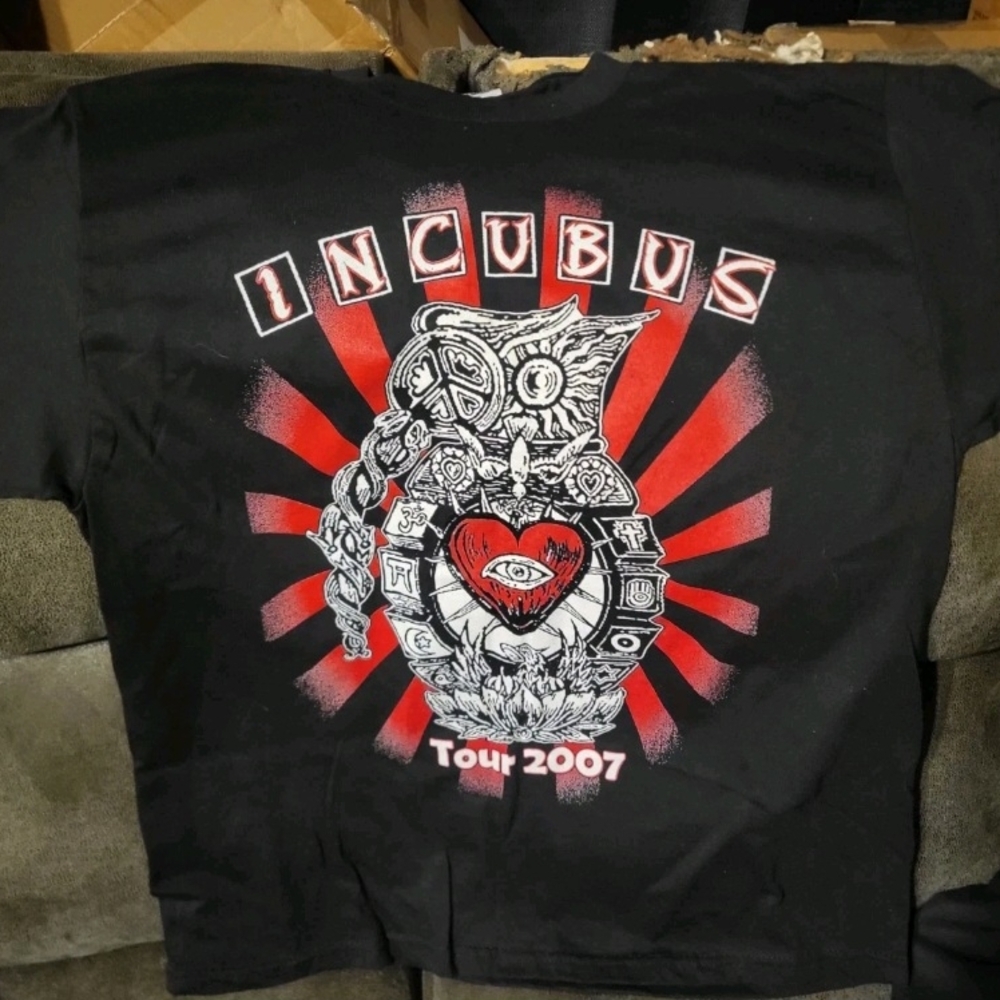 Incubus 2007 Tour Shirt Light Grenades Large